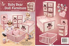 Annie's Attic Plastic Canvas Baby Bear Doll Furniture