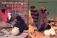 Plaid Plastic Canvas Woodland Animals