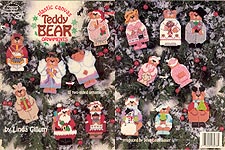 ASN Plastic Canvas Teddy Bear Ornaments