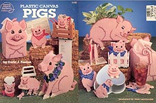 ASN Plastic Canvas Pigs