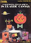 LA Halloween Decorations in Plastic Canvas