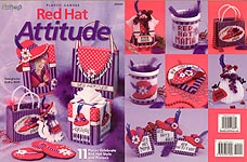 TNS Plastic Canvas Red Hat Attitude