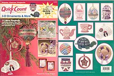TNS Quick Count Plastic Canvas 3-D Ornaments & More