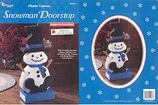 TNS Plastic Canvas Snowman Doorstop