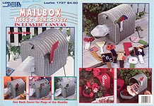 LA Mailbox Tissue Box Cover in Plastic Canvas