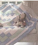 Poly-Fil Gingham Crib Quilt