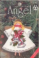 Counted Cross Stitch Clothespin Angel Kit: Silver Bells