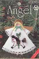 Counted Cross Stitch Clothespin Angel Kit: Carousel Horse