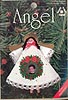 Counted Cross Stitch Clothespin Angel Kit: Wreath Photo