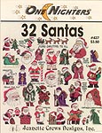 Jeanette Crews Designs, Inc. One Nighters: 32 Santas