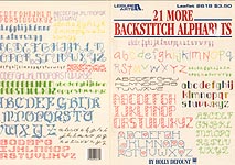 LA 21 More Backstitch Alphabets