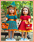 Autumn Song outfit for 14.5-inch little girl dolls