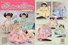 The Needlecraft Shop Rosebud Dollies outfits for 21 inch Syndee baby dolls.