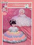 Marissa Bride/ Rainbow dress and accessories for 13 inch doll or pillow doll..