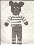 Annie's Attic Hug-A-Bears: Big Bear (original black & white)
