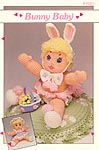 Annie's Attic Bunny Baby 12-in soft sculpture doll.