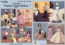 Leisure Arts Crochet Fashion Doll Clothes Book 2