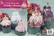 Annie's Attic Victorian Lady Trinket Boxes