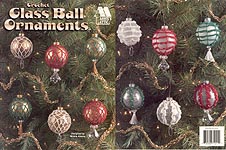 Annies's Attic Crochet Glass Ball Ornaments