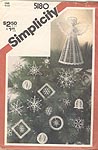 Simplicity Crocheted Christmas Ornaments and Tree Top Angel