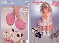 Patons Comfy Slippers to Knit & Crochet