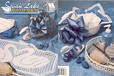 Annie's Attic Crochet Swan Lake Bath Set