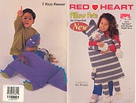 Red Heart Pillow Pets to Crochet