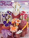 Annie's Attic Crochet Floral Booties & Bibs
