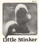 Annie's Attic Little Stinker, original black and white SEWING pattern