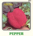 Annie's Attic Vegetable Potholders: Pepper