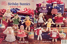 ASN Birthday Bunnies in Thread Crochet
