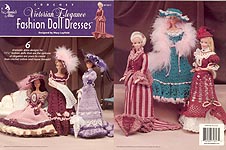 Annie's Attic Crochet Victorian Elegance Fashion Doll Dresses