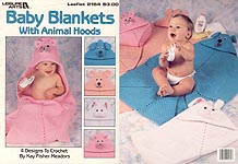 LA Baby Blankets with Animal Hoods