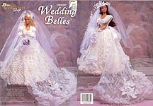 TNS Crochet Wedding Belles dresses for 18 inch fashion dolls