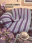 Annie's Crochet Quilt & Afghan Club, Cluster Strips Afghan