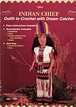 Indian Chief outfit for 16 inch male craft doll.