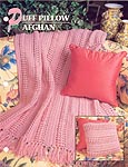 Annie's Crochet Quilt & Afghan Club, Puff Pillow Afghan