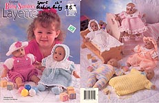 Baby Syndee's Layette, by Annie's Attic -- well-used, with notes on every page for making outfits in different sizes.