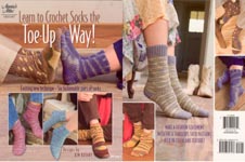 Annie's Attic Learn to Crochet Socks the Toe- Up Way!