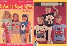 LA Coloring Book Vests to Crochet
