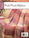 Herrschners Pink Plaid Afghan