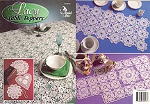 Annie's Attic Crochet Lacy Table Toppers