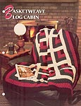 Annie's Crochet Quilt & Afghan Club, Basketweave Log Cabin
