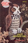 Annie's Attic Birds of a Feather -- Great Horned Owl