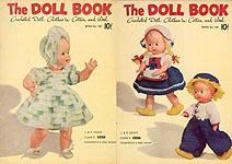 J & P Coats Book No. 280: The Doll Book -- Crocheted Doll Clothes in Cotton and Wool