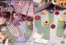LA Crocheted Birthday Bookmarks