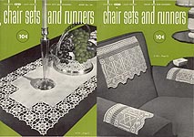 J & P Coats Book No. 261: Chair Sets and Runners