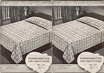 Bucilla Cotton Crochet Creations Vol. 117: Bedspreads, Banquet Cloths, Scarfs, Chair Sets, & Pillows