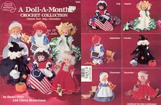A Doll A Month Crochet Collection, Volume Two, July - December