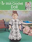 Annies Attic Irish Crochet Doll dress for 18 in doll.